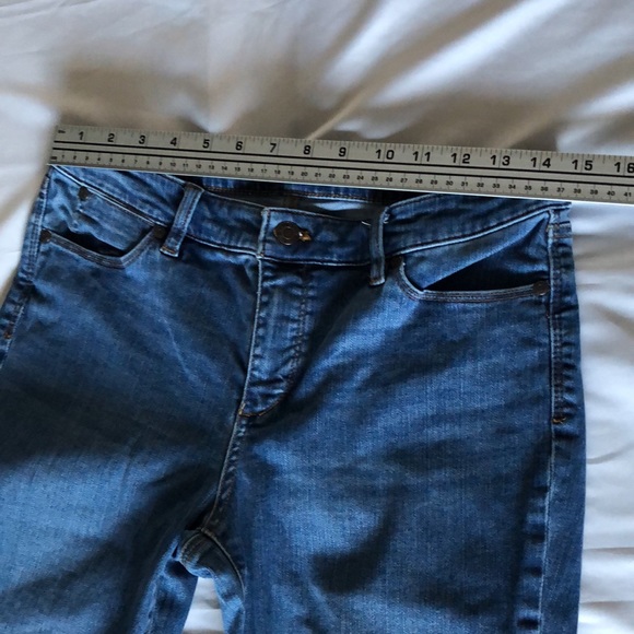 Women’s size 8P talbots flawless five pocket slim ankle bluejeans - Picture 3 of 8